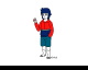 Blue with Yo-Yo by Oretal (Flipnote thumbnail)