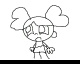 Little girl crying and running cloud away by Cartoon Cartoons (Flipnote thumbnail)