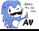 Sonic Adventure Sonic The Old Man AV by QuartzQueen1124 (Flipnote thumbnail)